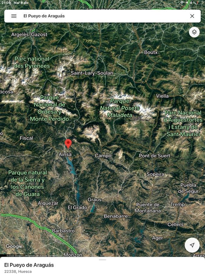 Casa Encuentra, En El Pirineo Al Lado De Ainsa Pensionat El Pueyo de Araguás Exteriör bild
